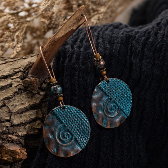 New! Bohemian Drop Earrings - Picture 5 of 10